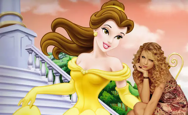 Belle from Beauty and the Beast as Taylor Swift
