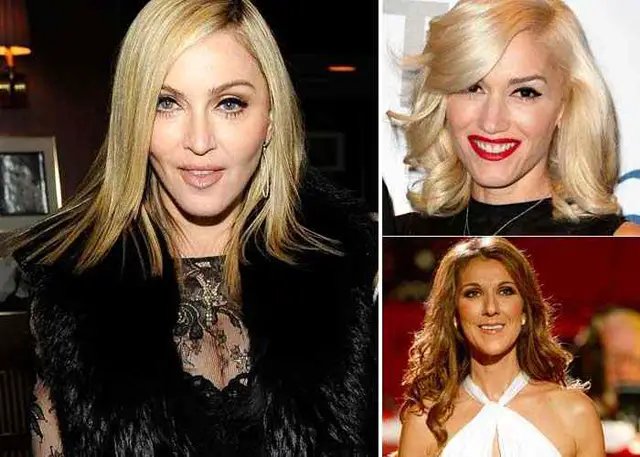 Madonna is related to Celine Dion and Gwen Stefani