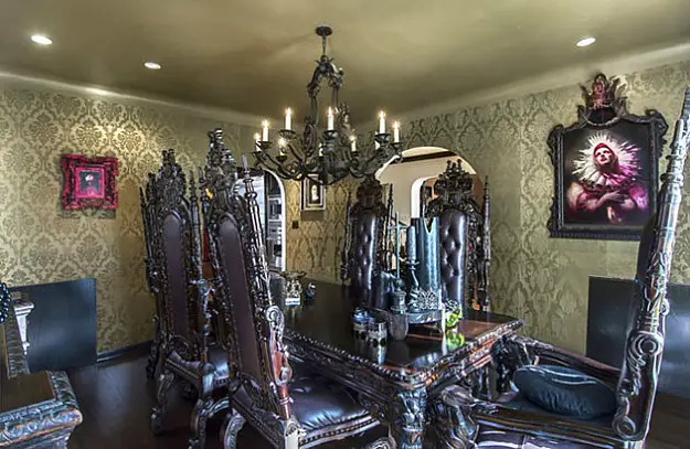Kat Von D's house in the Hollywood Hills