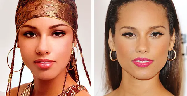 Alicia Keys Nose Job Plastic Surgery Before and After