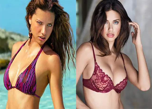 Adriana Lima Plastic Surgery Before and After.