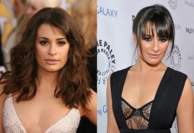 Lea Michele Nose Job Plastic Surgery Before and After