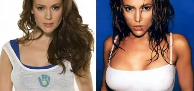 Alyssa Milano Breast Augmentation Plastic Surgery Before and After