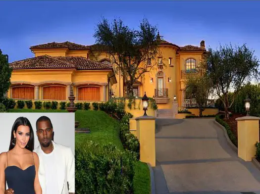 A look at Kim Kardashian & Kanye West's house in Bel Air | Celebie