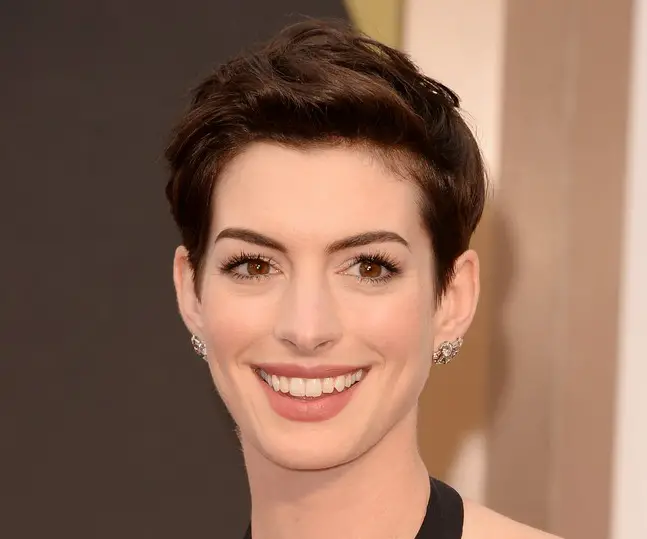 Anne Hathaway Nose Job Plastic Surgery Before and After Celebie